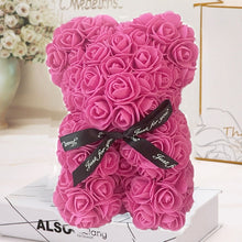 Load image into Gallery viewer, Rose Flower Bear
