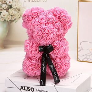 Rose Flower Bear