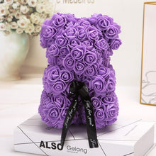 Load image into Gallery viewer, Rose Flower Bear
